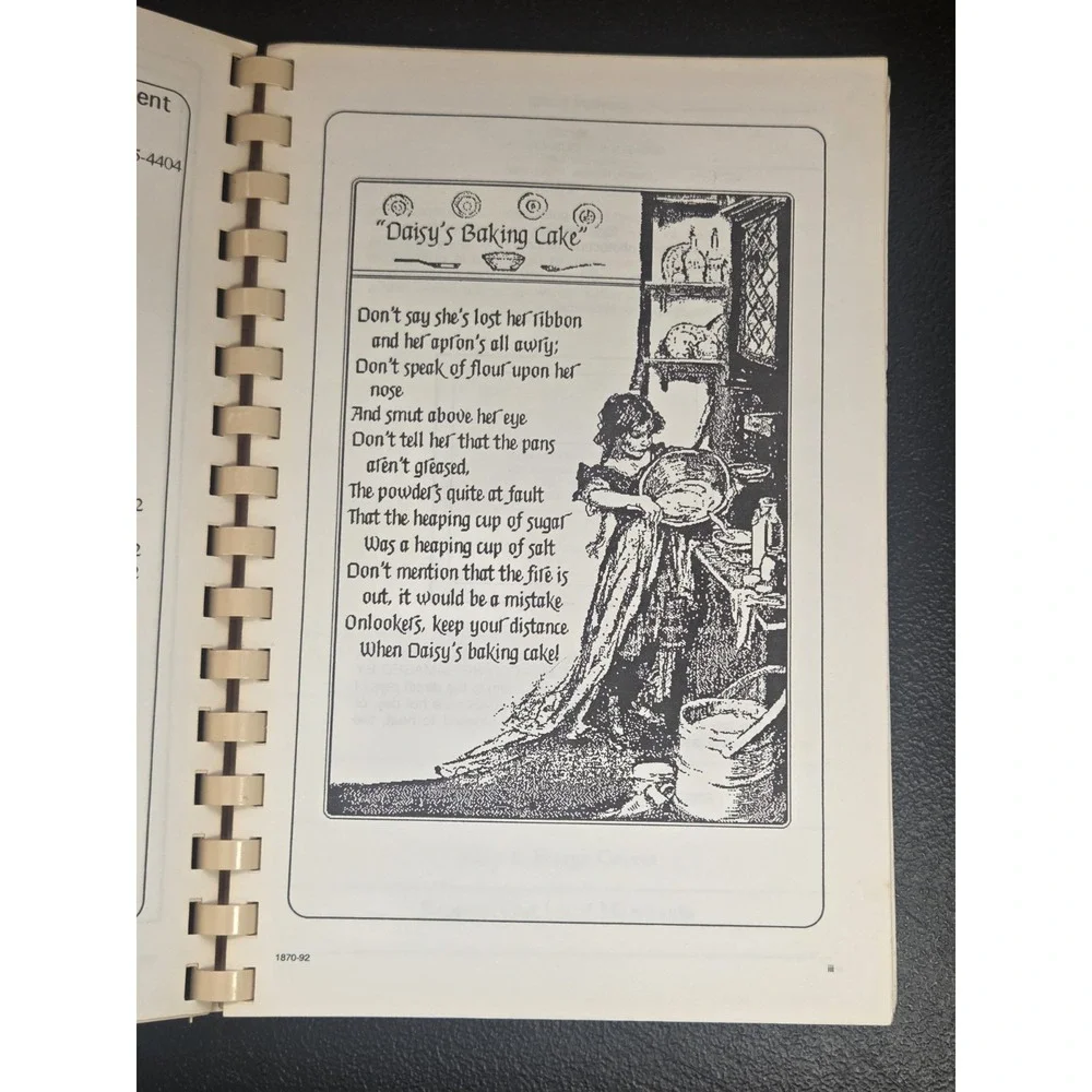 Deer‎ Creek Volunteer Fire Department Cookbook Warsaw Missouri 1992